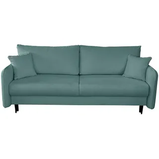 Mid.you Schlafsofa , Türkis , Textil , Füllung: Polyurethan (PUR),Polyurethan (Pur) , 216x96x102 cm , Made in Eu , Liegefunktion , Babymöbel & Kindermöbel, Kinderzimmer & Jugendzimmer, Schlafsofas