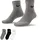 Tennissocken 2er Schwarz/Weiß XL
