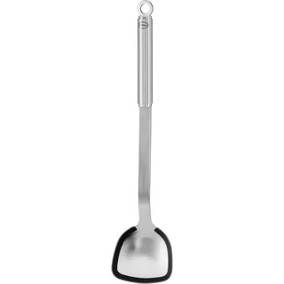 Rösle Pfannen-/Woklöffel Silikon Edelstahl 18/10 Silberfarben/Schwarz
