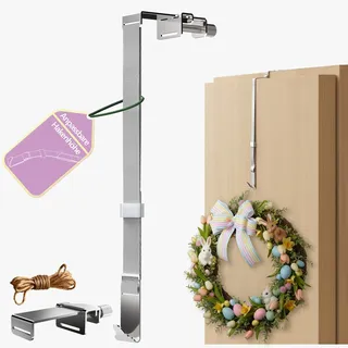 4smile Türkranz Haken - Türkranz Befestigung in Silber