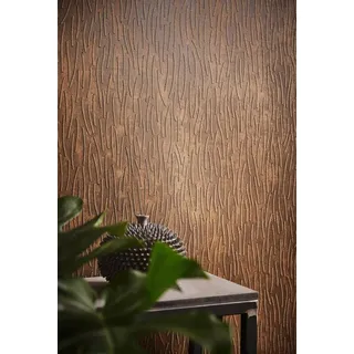 Marburg Vliestapete Memento Streifen Braun