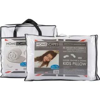 Homescapes Kinderbettset 120/150 cm + 40/60 cm, Federn & Daunen