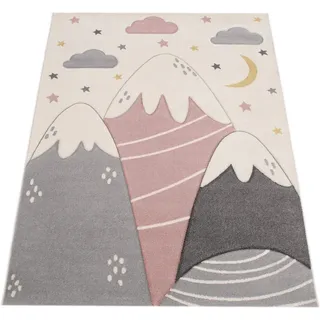 Paco Home Cosmo 707 Kinderteppich 140 x 200 cm Pink/Rosa