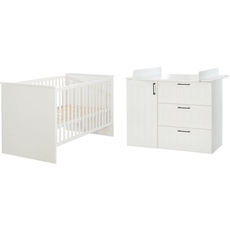 Bild von roba® »Sylt«, (Spar-Set, 2 St., Kinderbett, Wickelkommode), mit Kinderbett & Wickelkommode; Made in Europe