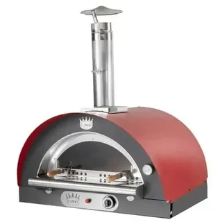 Backofen CLEMENTI Familie Gas 80X60 Rot