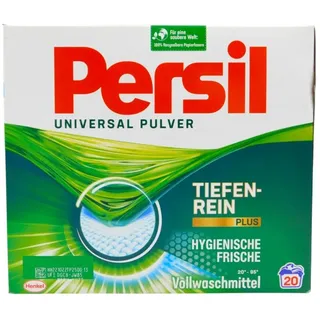 Persil Universal Pulver Vollwaschmittel mit Tiefenrein-Plus Technologie bekämpft hartnäckigste Flecken für strahlende Reinheit