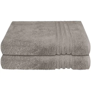 SCHIESSER Milano Duschtuch 70 x 140 cm grau