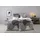 Kreise Silber 135 x 200 cm 80 x 80 cm