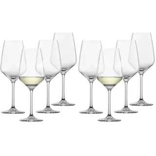 Schott Zwiesel Weißweinglas Tulip (4er-Set), zeitlose Weingläser für Weißwein, spülmaschinenfeste Tritan-Kristallgläser, Made in Germany (Art.-Nr. 123609), Klar, Kristall (Packung mit 2)
