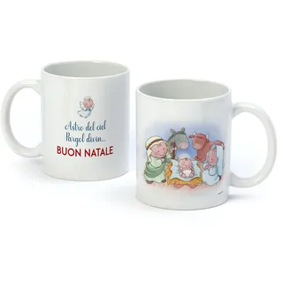Mopec NG6.5 Keramiktasse BUON Natale Pit & Pita Krippe