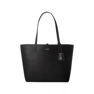 Lauren Ralph Lauren für Damen. 431795329001 Reversible Tote Medium Wendetasche schwarz (OSFA), Lässig, Polyurethan