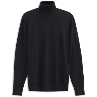 bugatti Rollkragenpullover »Regular Fit« aus Baumwolle-Kaschmir, blau