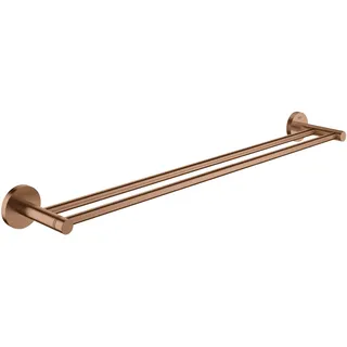 Grohe Essentials Doppel-Badetuchhalter warm sunset gebürstet 40802