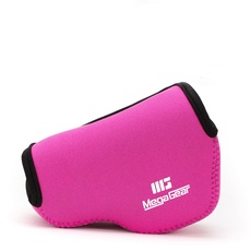 MegaGear Ultraleichte Kameratasche aus Neopren kompatibel mit Sony Alpha A6400, A6500, A6300, A6000 (16-50 mm) - Pink