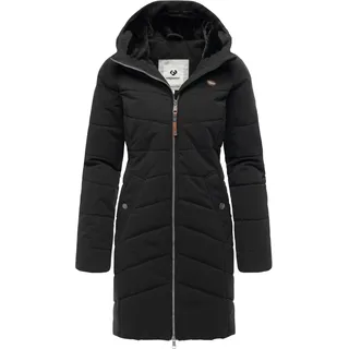 Wintermantel RAGWEAR "Wintermantel Noita YOUMODO", Damen, Gr. 5XL, schwarz, Obermaterial: 100% Polyester PES.  Obermaterial: Futter: 100% Polyester PES. 100% Polyester PES., Mäntel Wintermantel