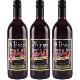 6x Wikingerblut mit Vanille: Met mit Kirschsaft, 0,75 l Flasche, 6% Vol - 1