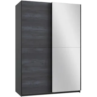 WIMEX Schwebetürenschrank Herne 135 x 198 x 64 cm Grau