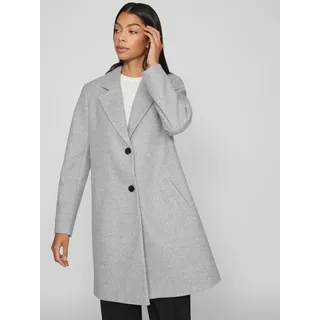 VILA VICLAUDIA BUTTON COAT grau L