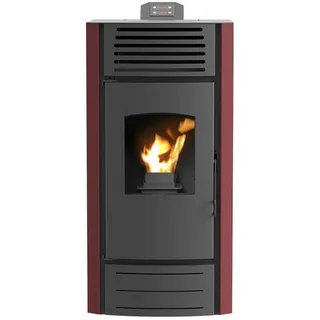 A+ Robin Wood Enya Air Pelletofen 10kW Bordeaux Pelletkamin Pelletheizung Pellet
