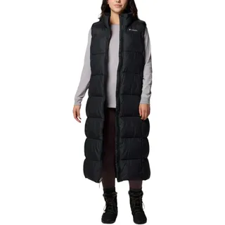 Columbia Winter-Daunenweste Puffect Long Vest (Thermarator Isolierung, Omni-Shield) schwarz Damen