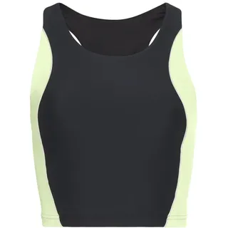 LASCANA Crop-Top Schwarz/Grün XS