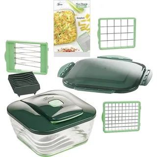 Genius Nicer Dicer Chef 9-tlg. Grün