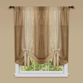 Achim Home Furnishings Ombre Tieup Lampenschirm, 50 x 63 cm, Sandstein