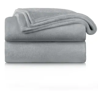 Blumtal Kuscheldecke 220 x 240 cm Grau