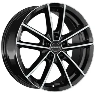 Borbet W 8,0 x 18 5 x 112 ET44 MB66,5 Schwarz Poliert