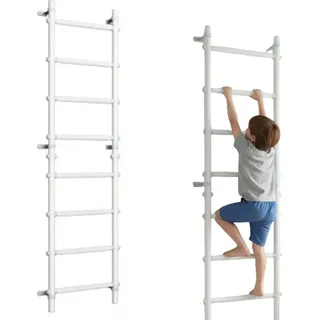 Sprossenwand Kinderzimmer aus Metall Next Basic - Grau