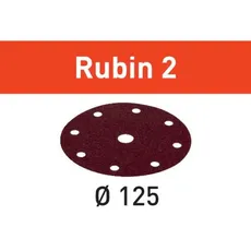 Bild von Rubin 2 STF D125/8 P120 RU2/50 Exzenterschleifblatt 125mm K120, 50er-Pack (499097)