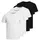 BASIC TEE schwarz/weiß L