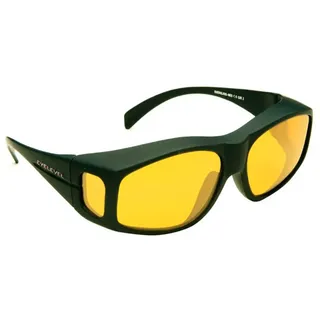 Eyelevel Medium Sport Over Polarisierte Sonnenbrille - Black - Yellow/CAT2