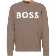 BOSS ORANGE Sweatshirt »WeBasicCrew«, mit Rundhalsausschnitt, braun