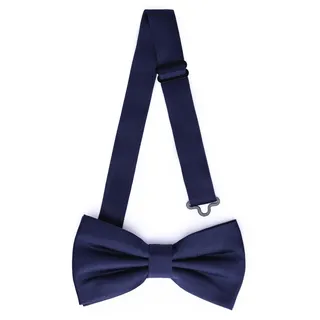 Ladeheid Elegante Herren Fliege - Hochwertig, Matt, Verstellbar, Perfekt für Hochzeit, Party, Büro. Ideal für Männer, Frauen, Teenager BMM (12cm x 6cm, Dunkelblau)