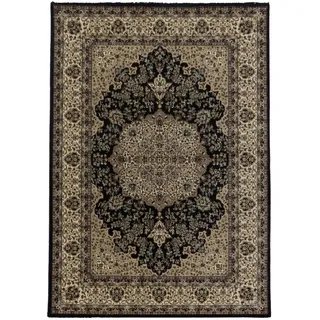 Ayyildiz Kashmir 2608 Kurzflorteppich 80 x 150 cm black