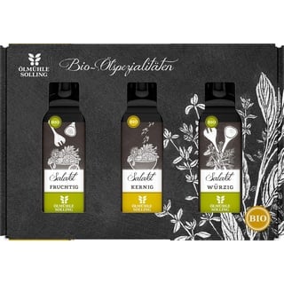 Ölmühle Solling Geschenkset | Probierset, Bio Salaltöl, 3x100ml (1)