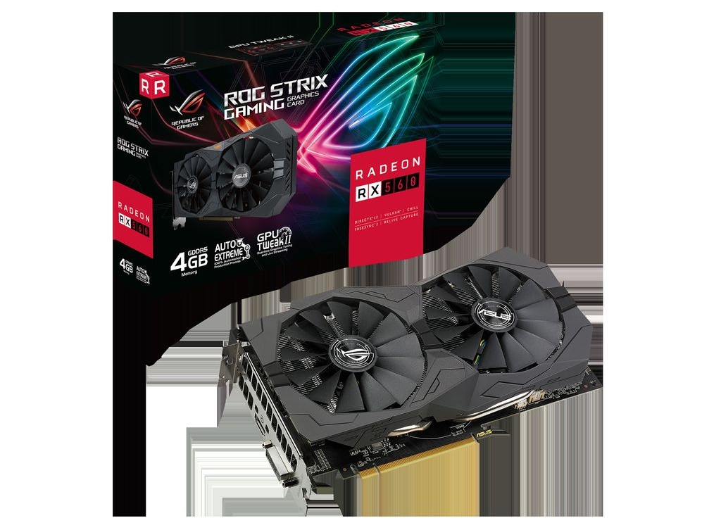 Bild von ROG Strix Radeon RX 560 V2 4 GB GDDR5 90YV0HV0-M0NA00