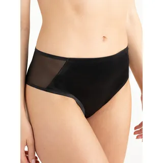 PASSIONATA Taillenslip "BIANCA" leichte Satin-Mikrofaser, elastisch, schwarz