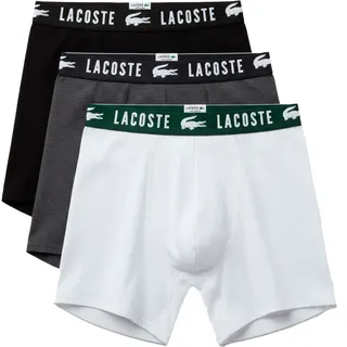 Lacoste Core Performance Boxershorts - White / Grey / Black - S