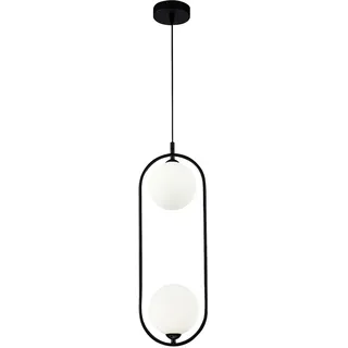 maytoni leuchten Ring 2-flg. 25 Watt 40 cm schwarz/weiß