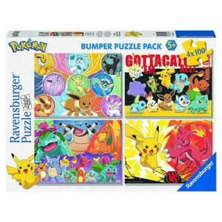 Ravensburger Pokemon-Puzzle 4x100Stück
