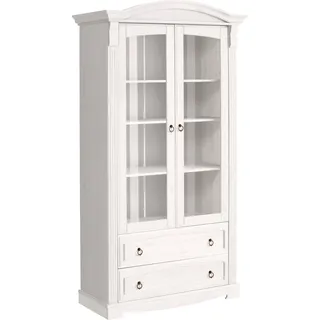 OTTO home Glasvitrine Anna 97 x 46 x 188 cm Weiß