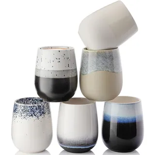 sänger Kaffeetasse 0,41 l Mehrfarbig 6 St.