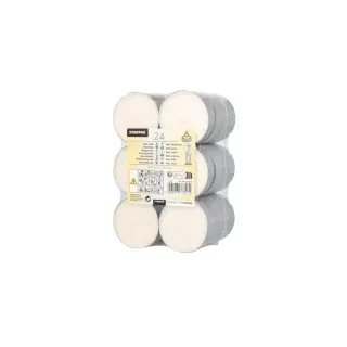 STARPAC Maxi Teelichte, Ø 57 mm, Brenndauer 10 Std., Starke Teelichte für stimmungsvolle Abende mit langer Brenndauer, 1 Packung = 24 Stück