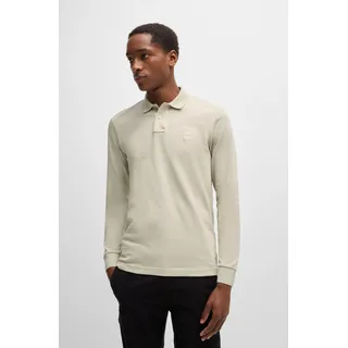 BOSS ORANGE Poloshirt »Passerby« mit BOSS-Logobadge, beige