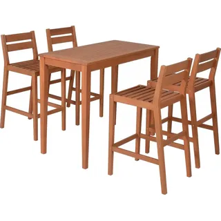 Garden Pleasure Gartenbar-Set 5-tlg. Beige