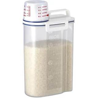 ASVEL 7509 Reisbehälter mit Ausgießer, Kunststoff, transparent, 2 kg