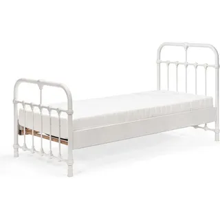 Metallbett Erma 90x200 cm – weiß - Weiß
