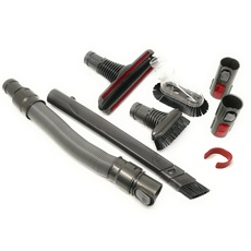 Car + Home Cleaning Kit Zubehör Set mit Adapter kompatibel mit Dyson Staubsauger (Car Kit mit Schlauch)